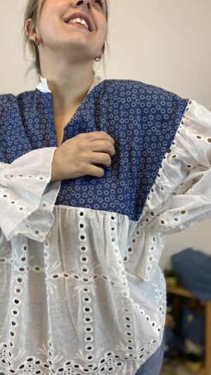 Blouse style romantique