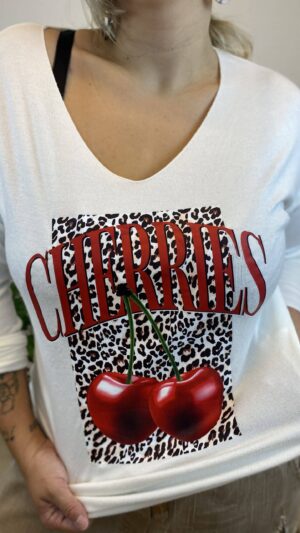 Pull doux et chaud « Cherries »